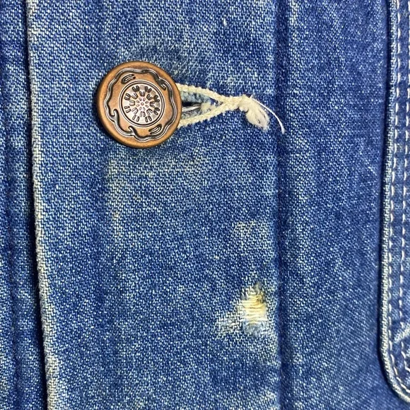 Vintage Wrangler Big Ben Blanket Lined Denim Chore‎ Coat